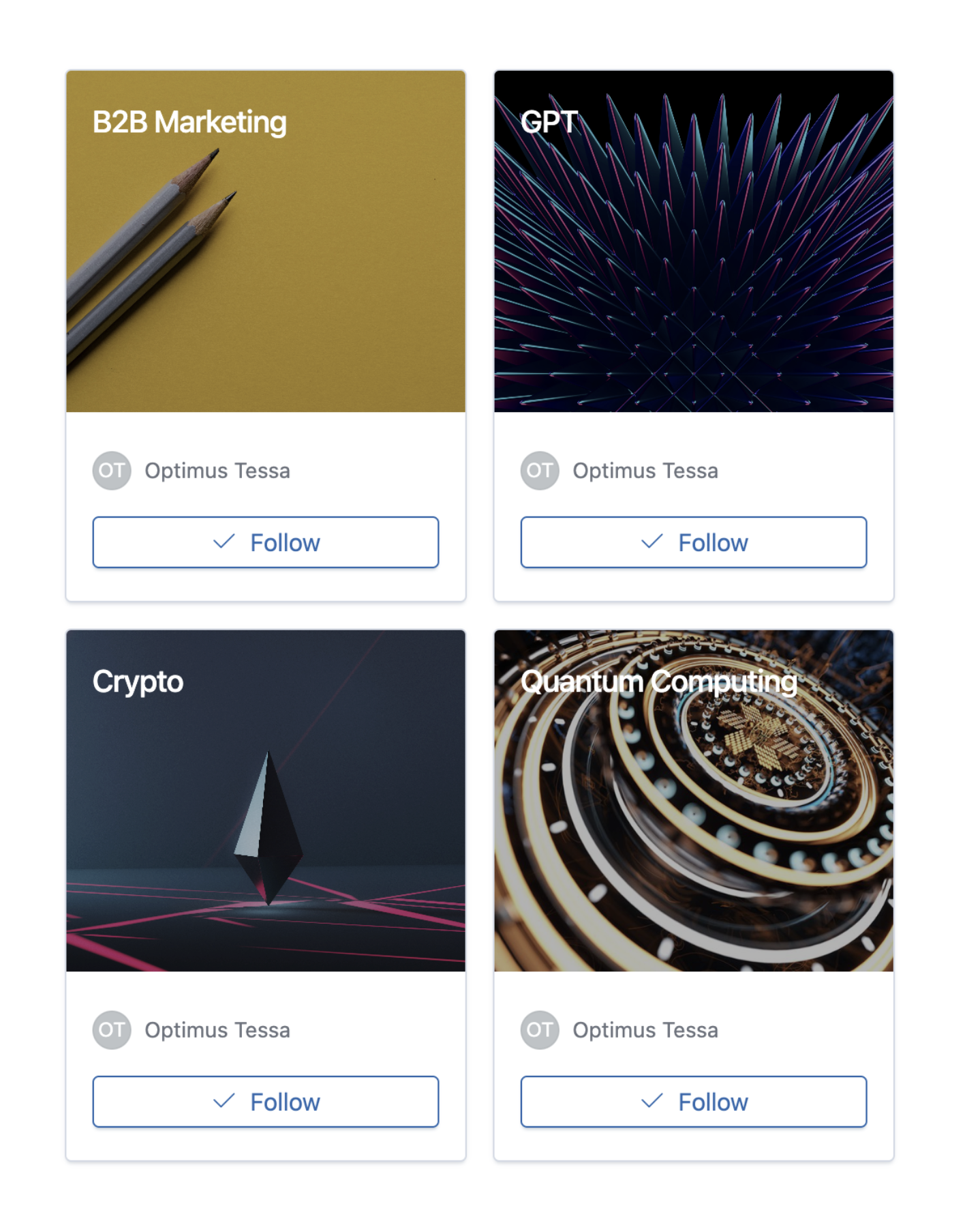 Curated bundles